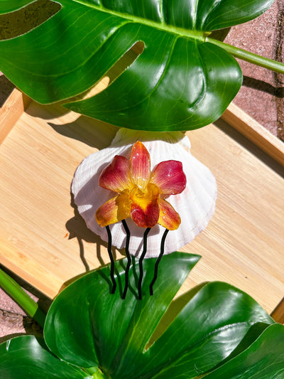 Sophia Orchid Hair Pin