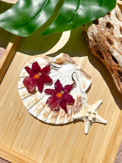 Tiani Orchid Earrings
