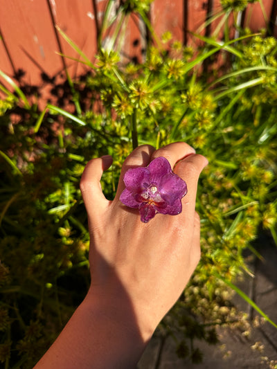 Sienna Orchid Ring