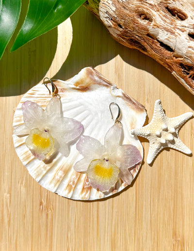 Angela Orchid Earrings